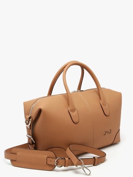 Handtas Senna Leder Nathan baume Bruin drive 2 ander zicht 2